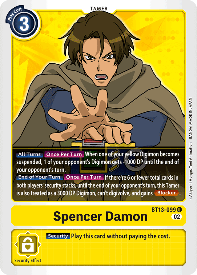 BT13-099 Spencer Damon Single