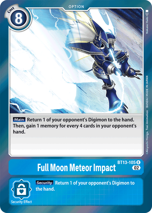 BT13-105 Full Moon Meteor Impact Single