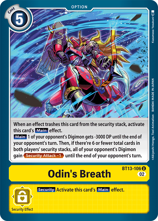 BT13-106 Odin's Breath Single