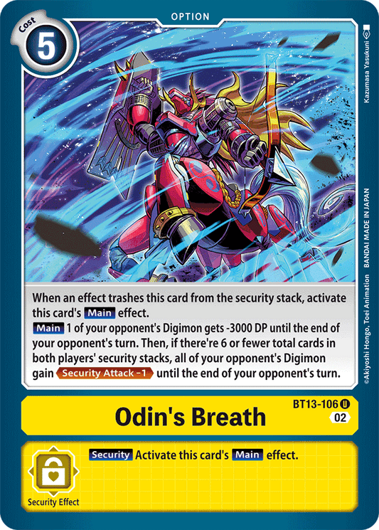 BT13-106 Odin's Breath Single