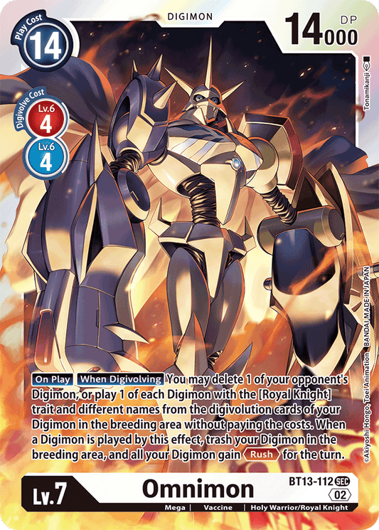 BT13-112 Omnimon Single