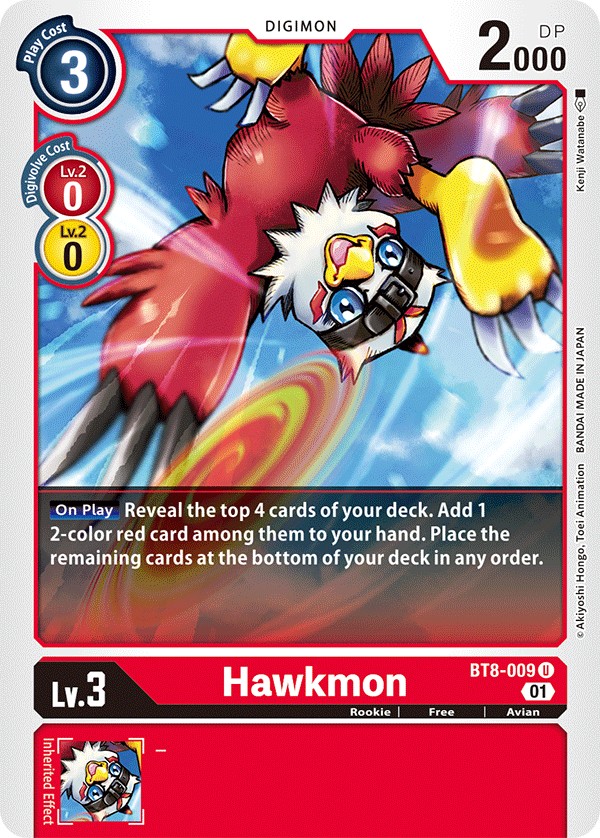 BT8-009 Hawkmon Single