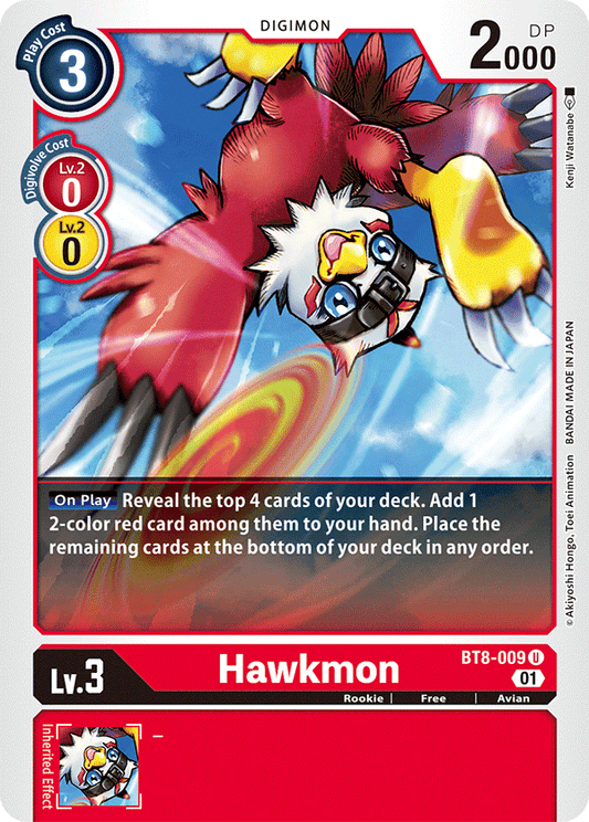 BT8-009 Hawkmon Single