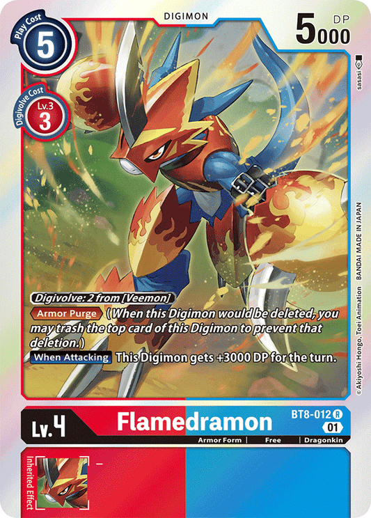 BT8-012 Flamedramon Single