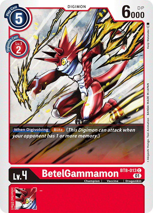 BT8-013 BetelGammamon Single