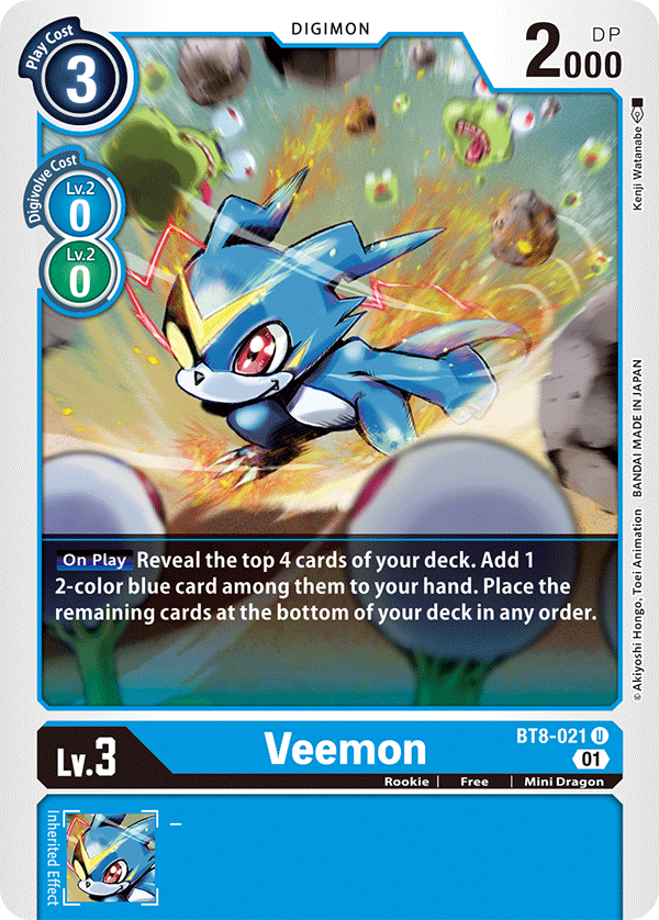 BT8-021 Veemon Single