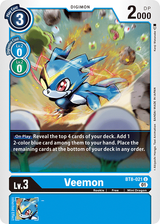 BT8-021 Veemon Single