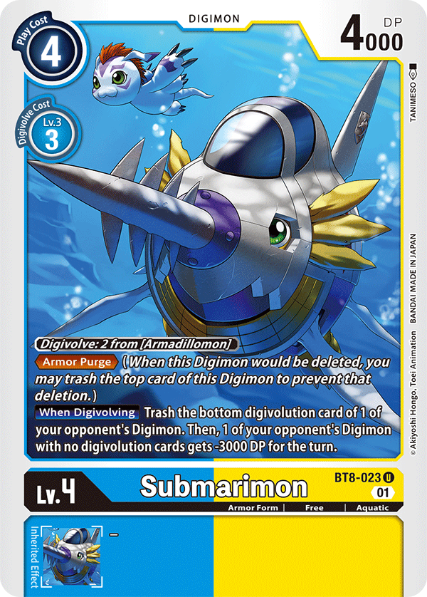 BT8-023 Submarimon Single