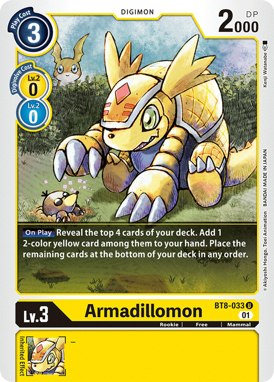 BT8-033 Armadillomon Single