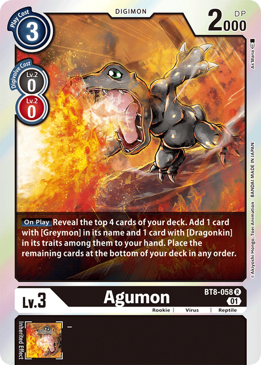 BT8-058 Agumon Single