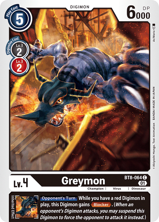 BT8-064 Greymon Single