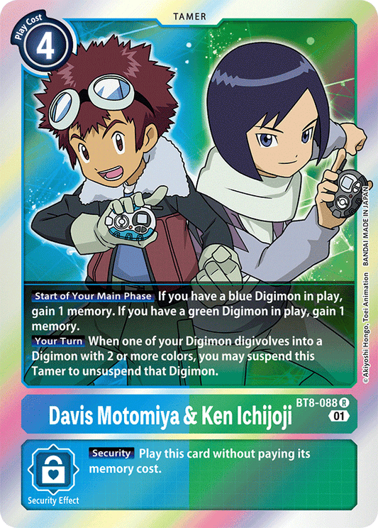 BT8-088 Davis Motomiya & Ken Ichijoji Single