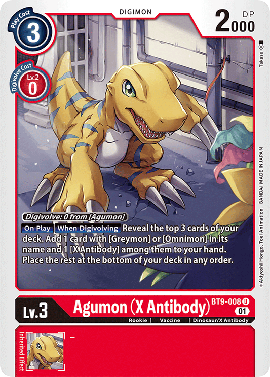 BT9-008 Agumon (X Antibody) Single