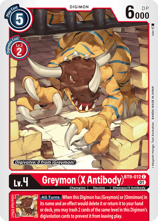 BT9-012 Greymon (X Antibody) Single