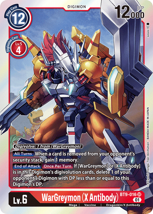 BT9-016 WarGreymon (X Antibody) Single