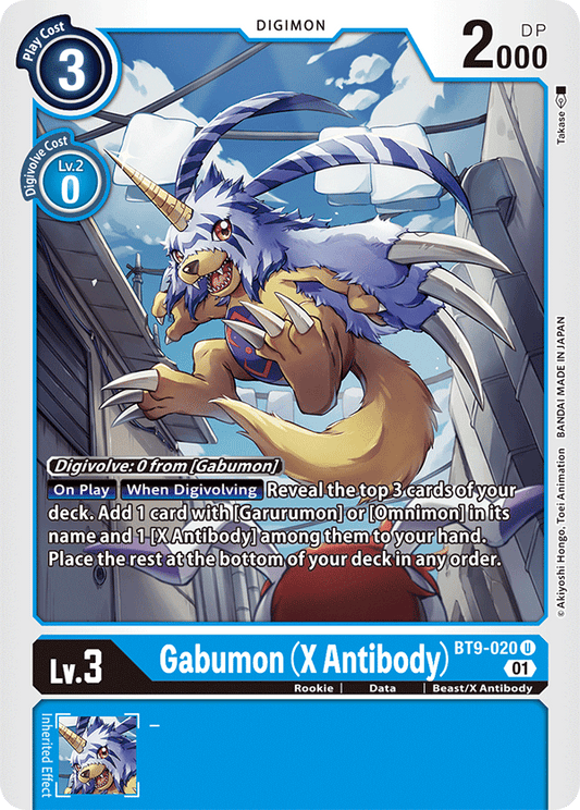 BT9-020 Gabumon (X Antibody) Single