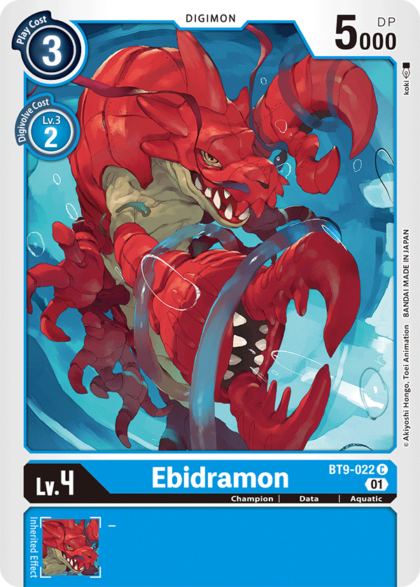 BT9-022 Ebidramon Single