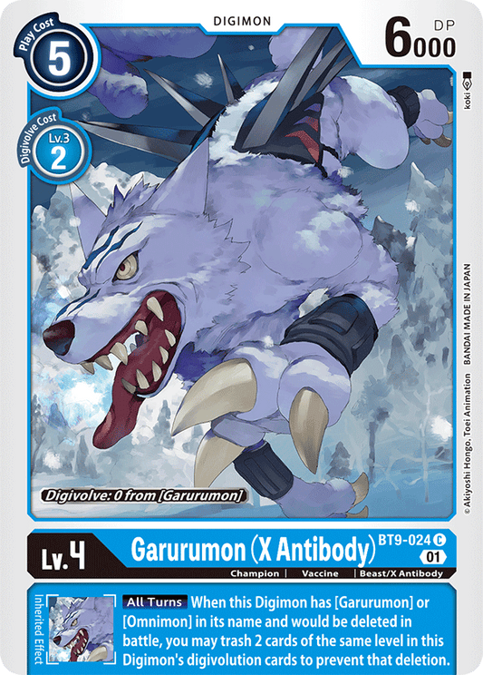 BT9-024 Garurumon (X Antibody) Single