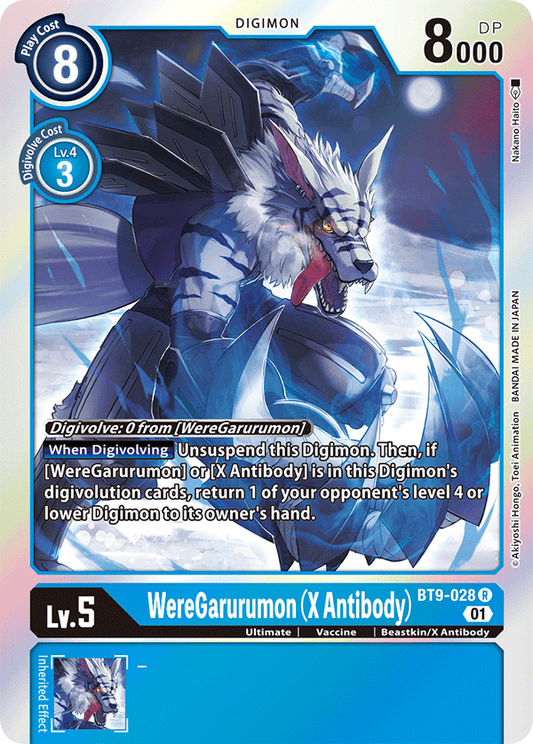 BT9-028 WereGarurumon (X Antibody) Single