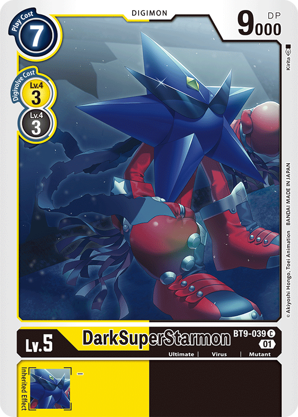 BT9-039 DarkSuperStarmon Single