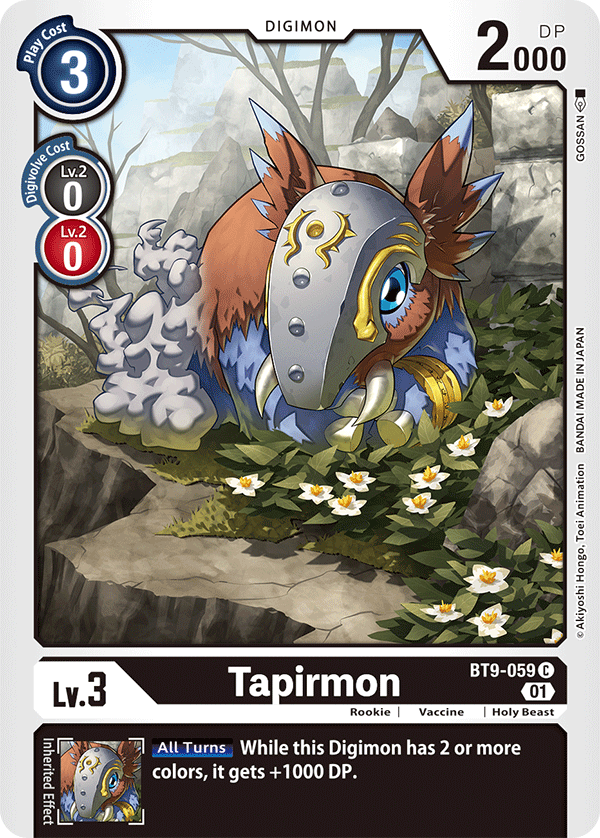 BT9-059 Tapirmon Single