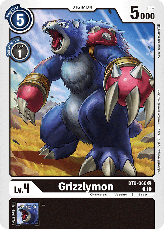 BT9-060 Grizzlymon Single