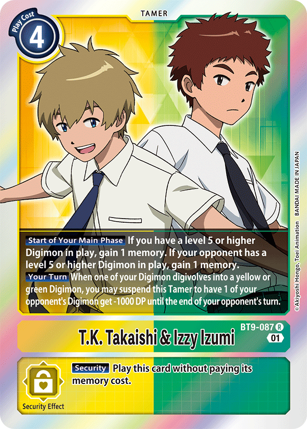 BT9-087 T.K. Takaishi & Izzy Izumi Single