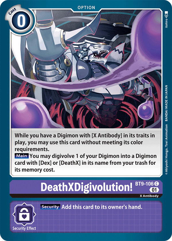 BT9-106 DeathXDigivolution! Single