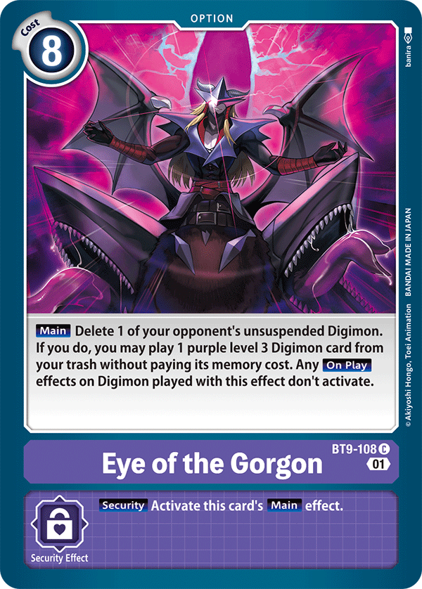 BT9-108 Eye of the Gorgon Single