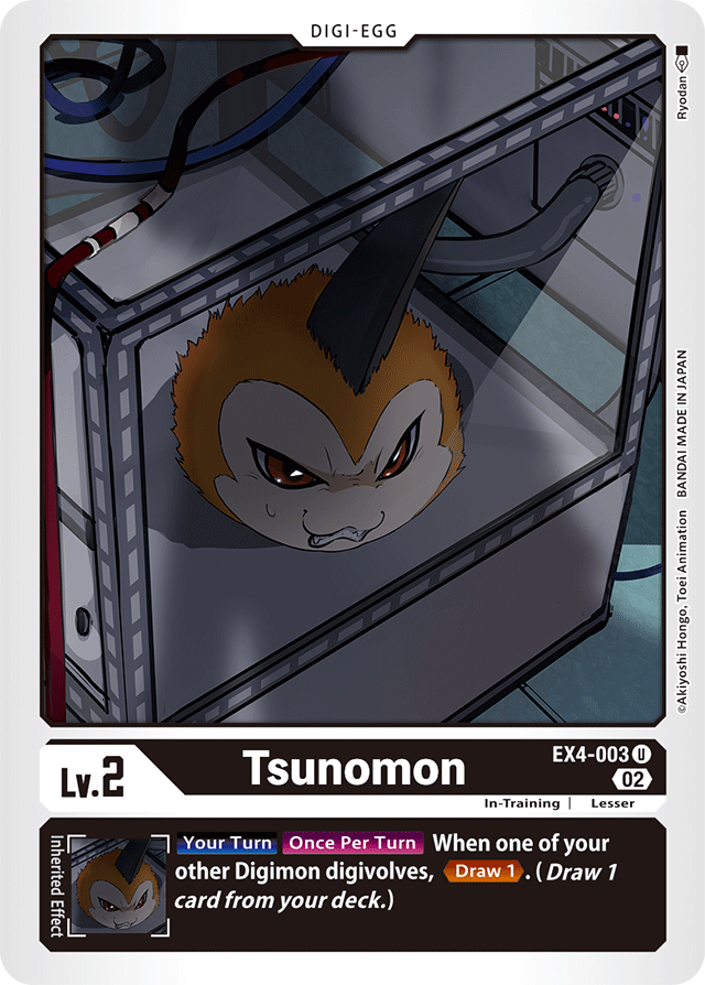 EX4-003 Tsunomon Single