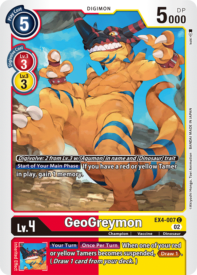 EX4-007 GeoGreymon Single