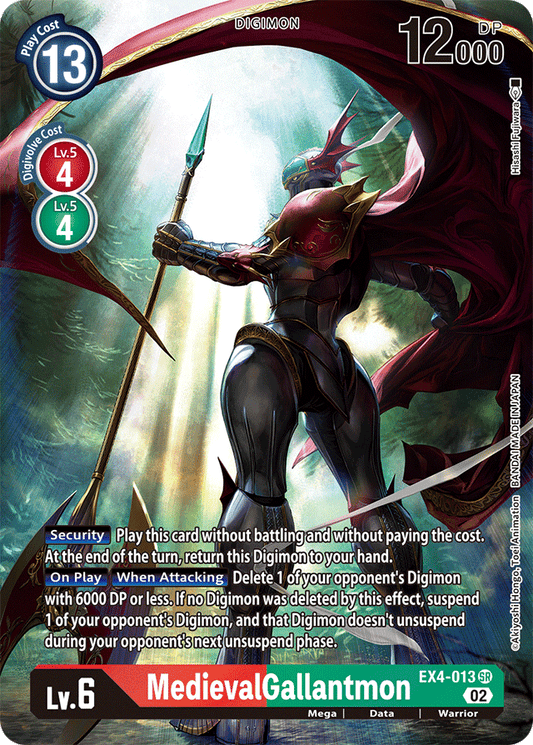 EX4-013 MedievalGallantmon Alt Art Single