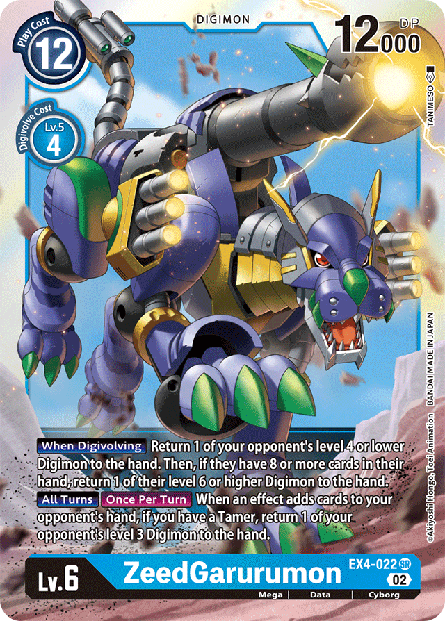 EX4-022 ZeedGarurumon Single