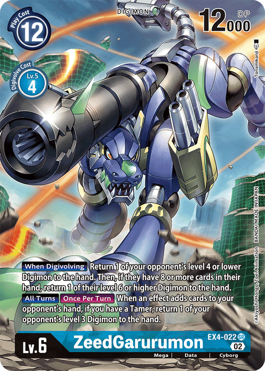 EX4-022 ZeedGarurumon Alt Art Single