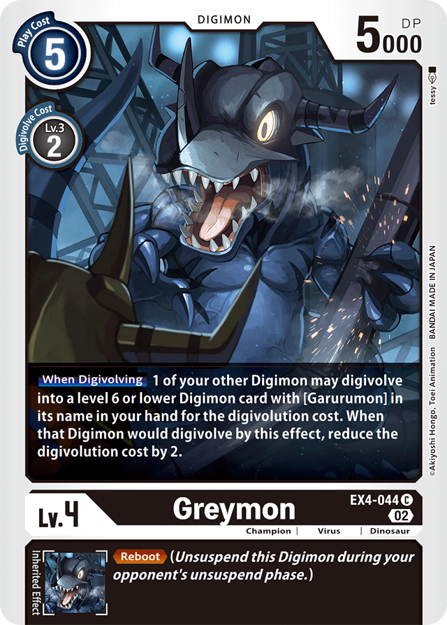 EX4-044 Greymon Single