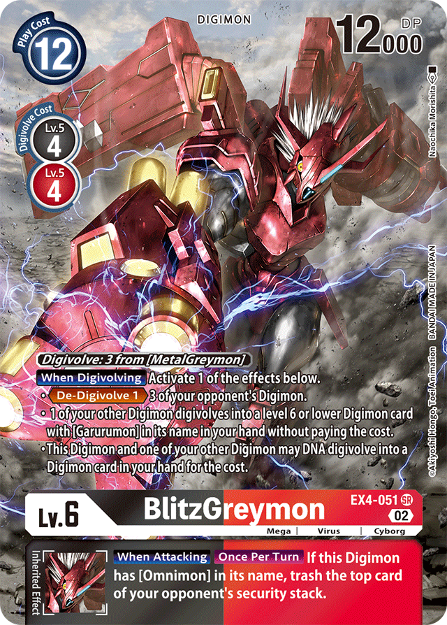 EX4-051 BlitzGreymon Alt Art Single