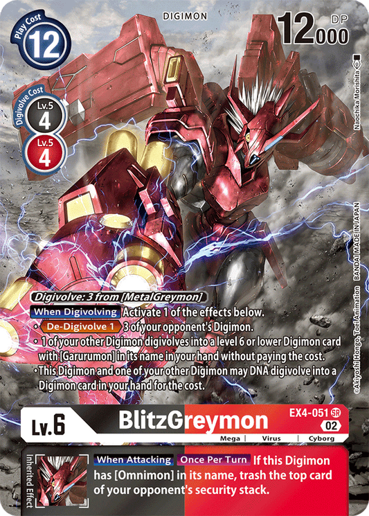 EX4-051 BlitzGreymon Alt Art Single