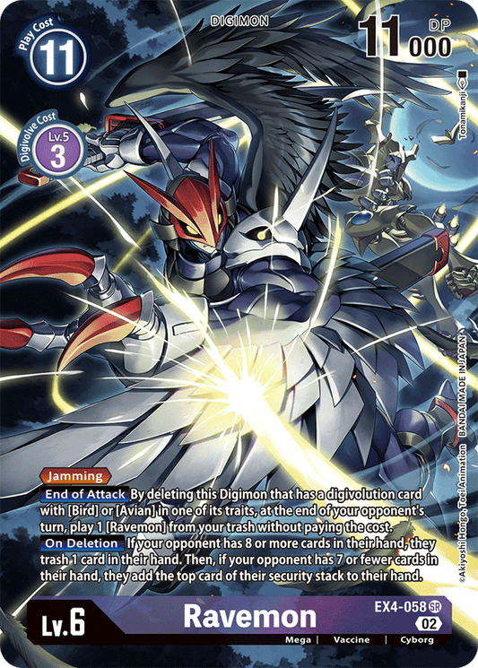 EX4-058 Ravemon Alt Art Single