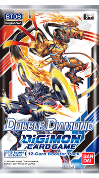 Digimon Card Game Series 06 Double Diamond BT06 Booster Pack